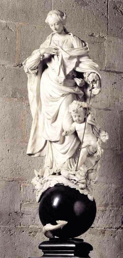A statue of Our Lady of the Immaculate conception
