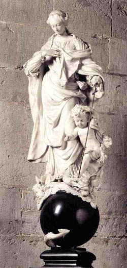 A statue of Our Lady of the Immaculate conception