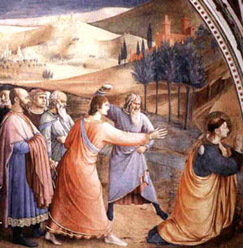 Jews killing St. Joseph by stoning