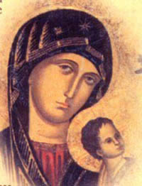 A detail from Our Lady of Perpetual Help
