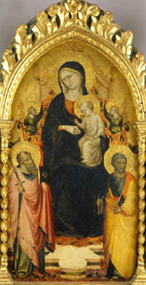 Our Lady and the Child Jesus with Sts. Peter and Paul