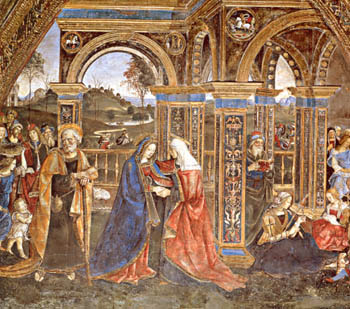 The Visitation, Pinturicchio