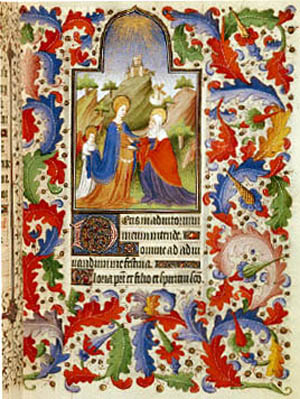 The visitation from the prayer book of Francois, Duc of Guise