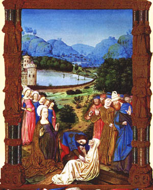 A depiction of the discovery of the True Cross