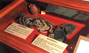 The sandals and belt of Blessed Angelo