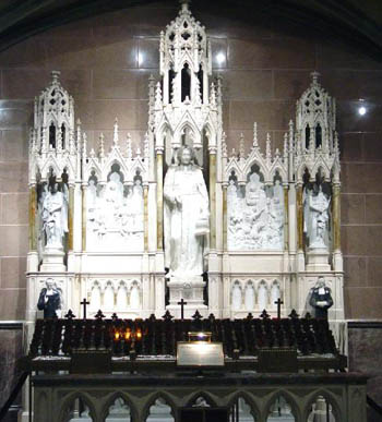 The altar of St. john Baptist de la Salle, St. Patrick's Cathedral, New York