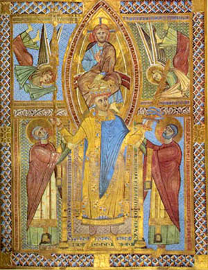 Christ Crowning Henry II Emperor