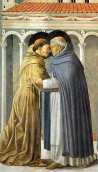 St. Francis and St. Dominic meeting