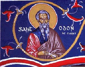 An icon of St. Odo