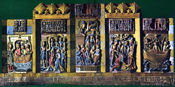 A panel depicting the life of St. James