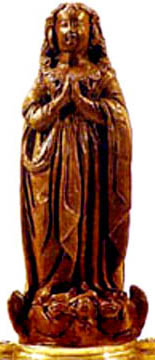 The clay statue of Nossa Senhora Aparecida 