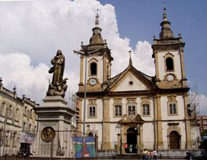 The facade of the Old Basilica of Aparecida