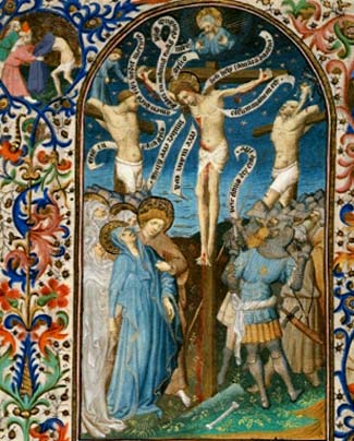 Crucifixion in the Bedford Hours