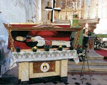 body of Antonio Pavoni inquisitor