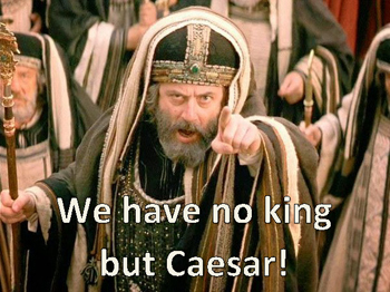 we have no king but caesar
