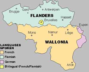 Belgian map