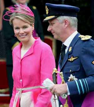 Prince Philippe and Princess Mathilde