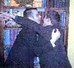 Seminarians kissing