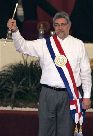 Fernando Lugo inauguration