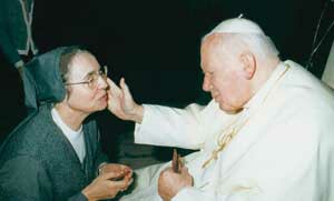 Enrica Rosanna and John Paul II