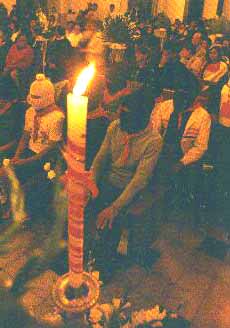 Zapatists attend mass by Bishop Ruiz