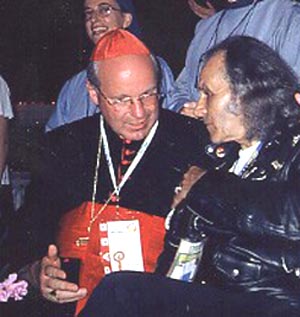 Shonborn with rock priest Fr. Gilbert