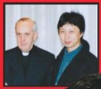 Pope Francis with Taoist monk