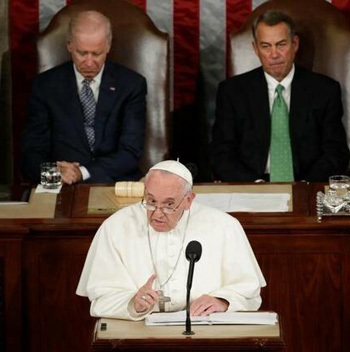 Pope Francis at the US Congress
