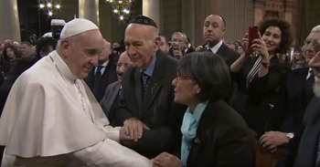 Pope Francis visit to the synagogue 3