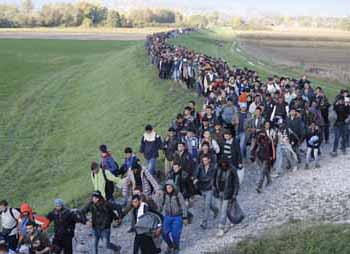 massive migration into Germany