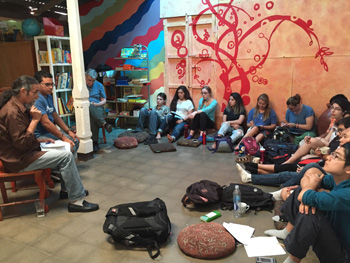 A Liberation Theology cell in a university in Nicaragua