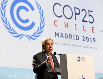 Antonio Guterres at the COP 25