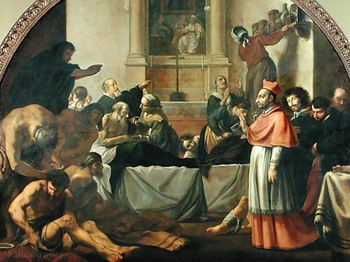 St Charles Borromeo during the plague