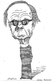Caricature of Karl Rahner