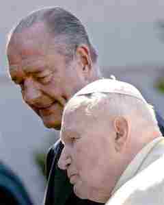 Pope with Chirac