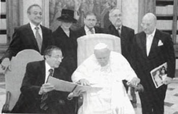 Jewish award to John Paul II - 2003