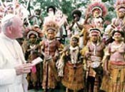 Saint Wojtyla endorsing topless native women