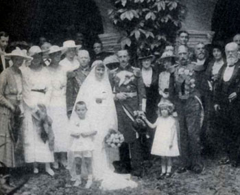 Baron Enoch and Baroness Elizabeth von Guttenberg, wedding