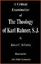 theology of rahner critique