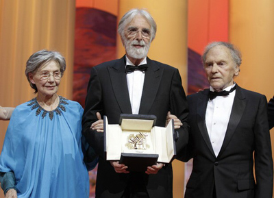 Michael Haneke receives Pal d'Or in Cannes
