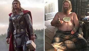 Thor before and after