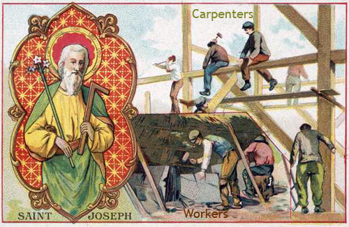 patron of carpenters and workers