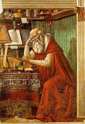 St jerome studying