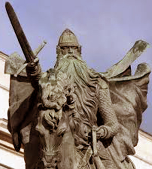 a statue of El Cid