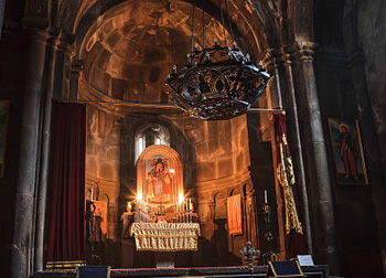 curtain eastern church