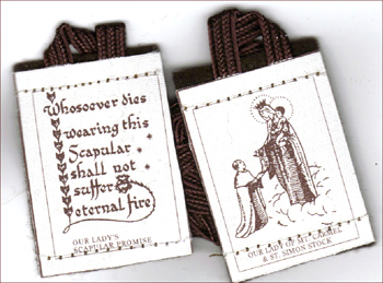 Brown scapular promise