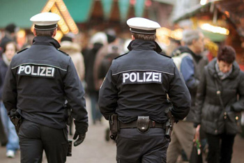 Police at the German Christmas Markets