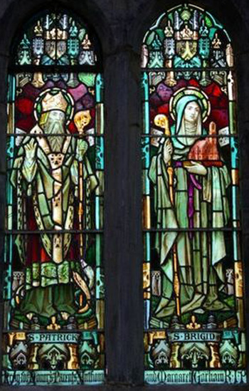 st brigid st patrick window