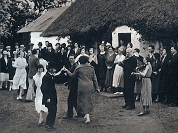 irish dancing in village