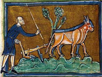 medieval plowman